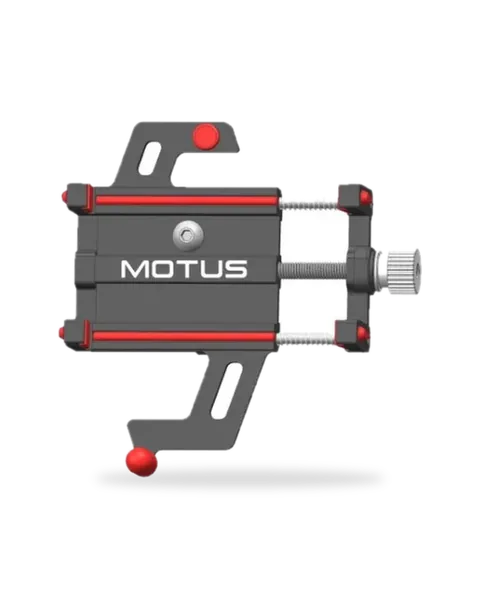 Czerwony uchwyt na telefon Motus PRO